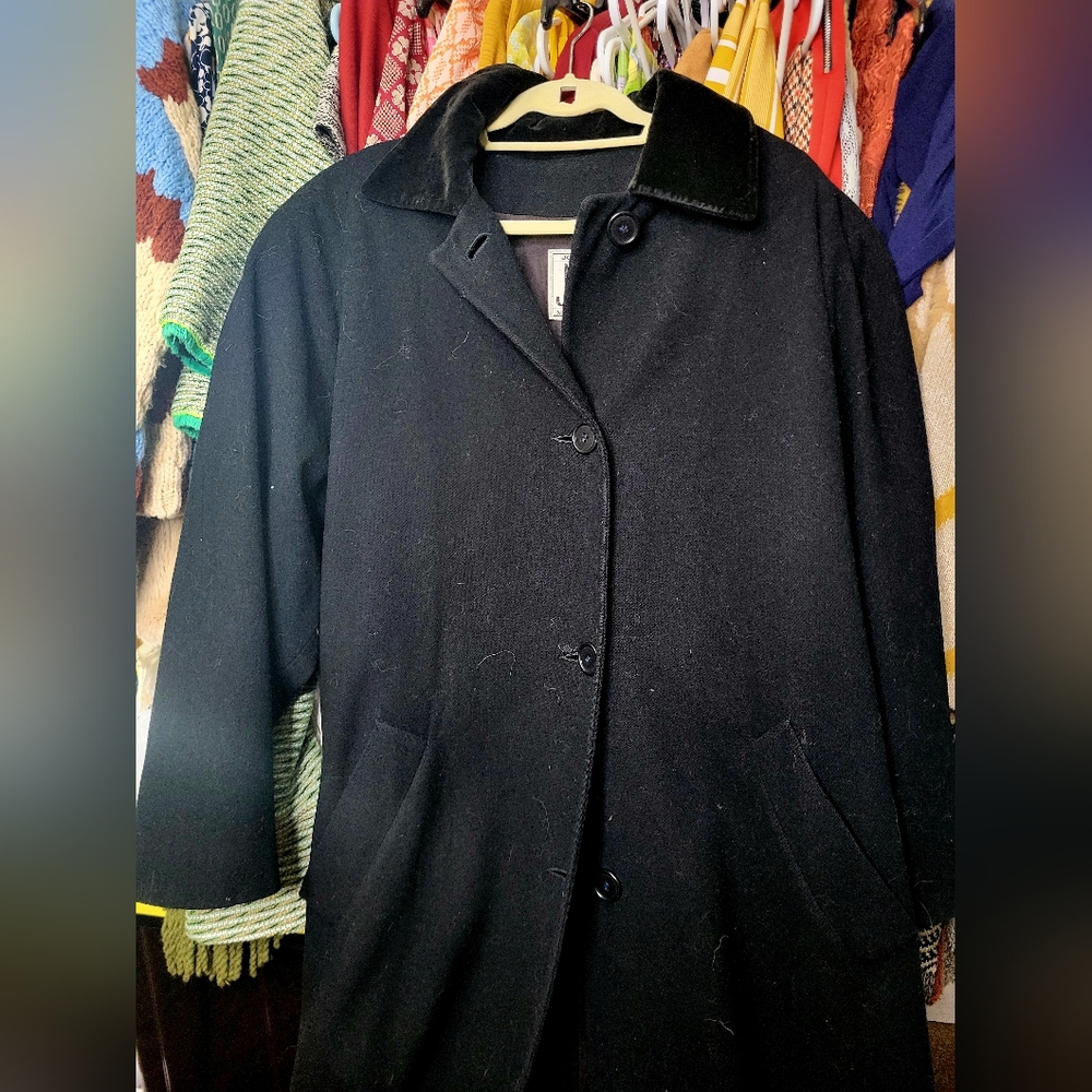Vintage Overcoat Wool Jones NY Plus Size XL-2x